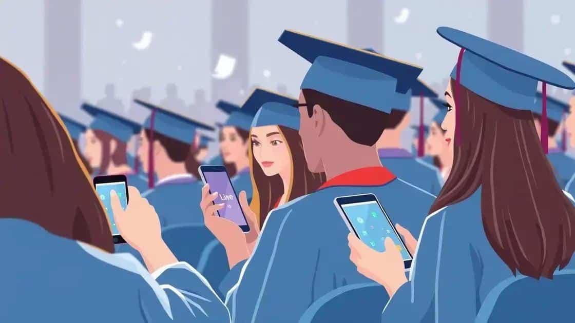 Role of technology in graduation celebrations