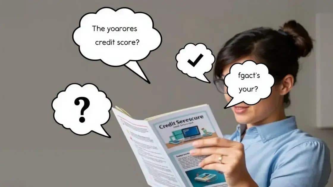 Common myths about credit scores debunked