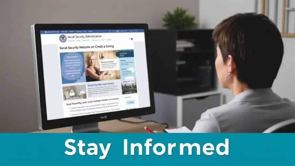 How to stay informed about SSI news