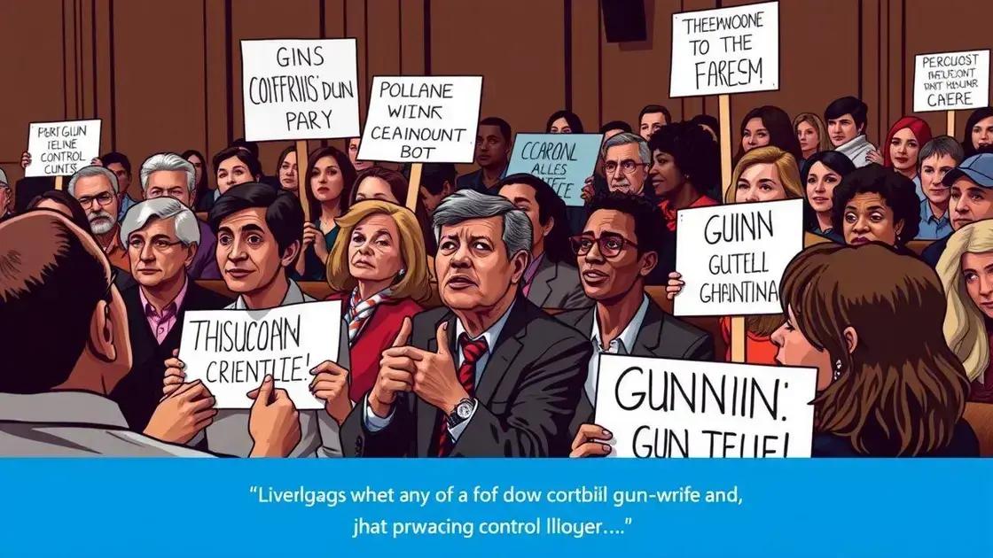 Voices from both sides: perspectives on gun control