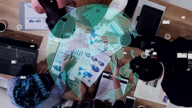 A visual representation of various AI tools interacting with customers in different service scenarios, such as chatbots, virtual assistants, and sentiment analysis dashboards.