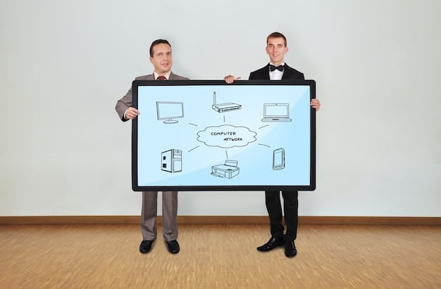 A diagram illustrating the process of federated learning, showing multiple devices training models locally and then sending updates to a central server for aggregation. The diagram highlights the decentralized nature of the process.