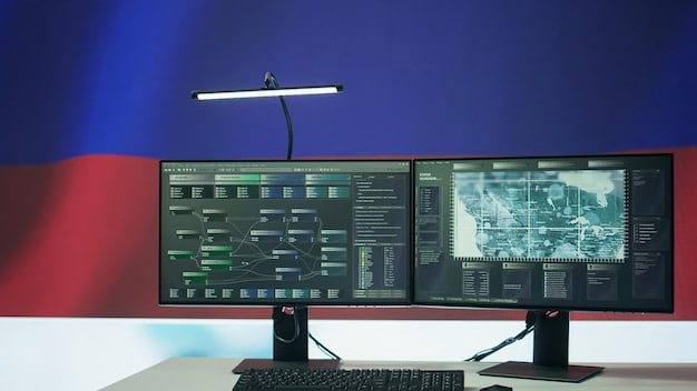 A graphical representation of a security operations center (SOC) dashboard powered by machine learning, showcasing real-time threat predictions, risk assessments, and automated response recommendations. The dashboard should convey a sense of control, intelligence, and proactive cybersecurity management.