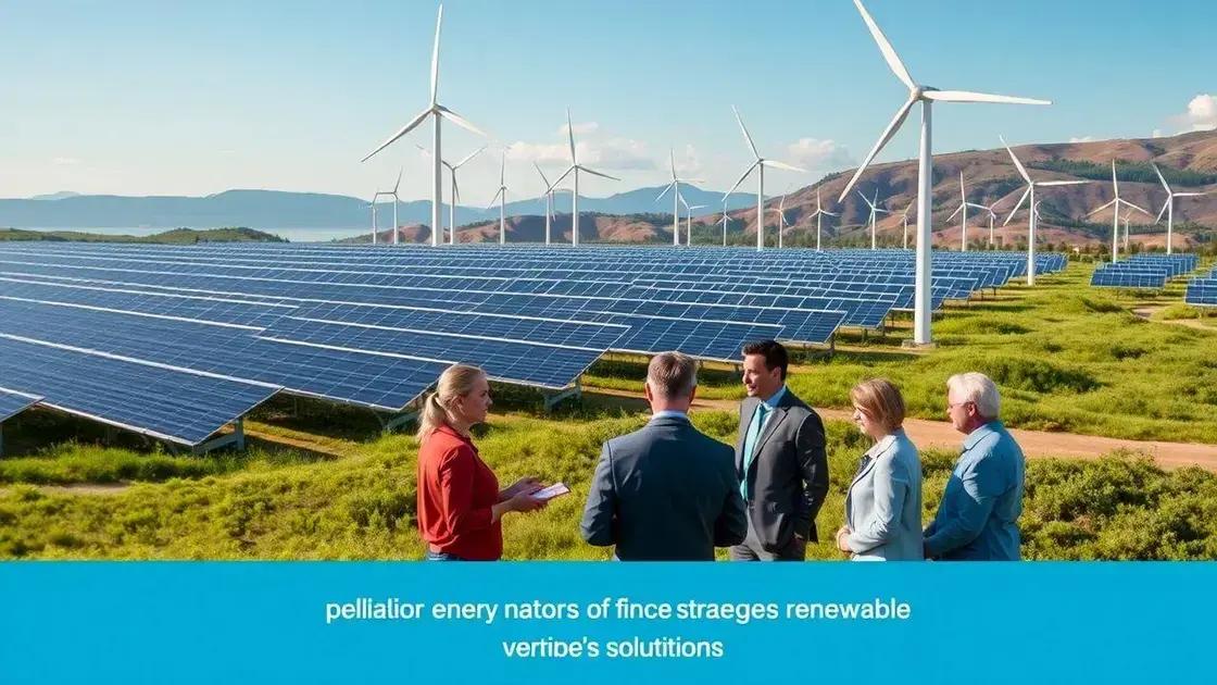 The role of renewable energy in policy updates