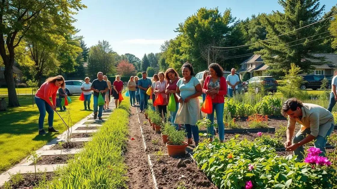 Community involvement in environmental efforts