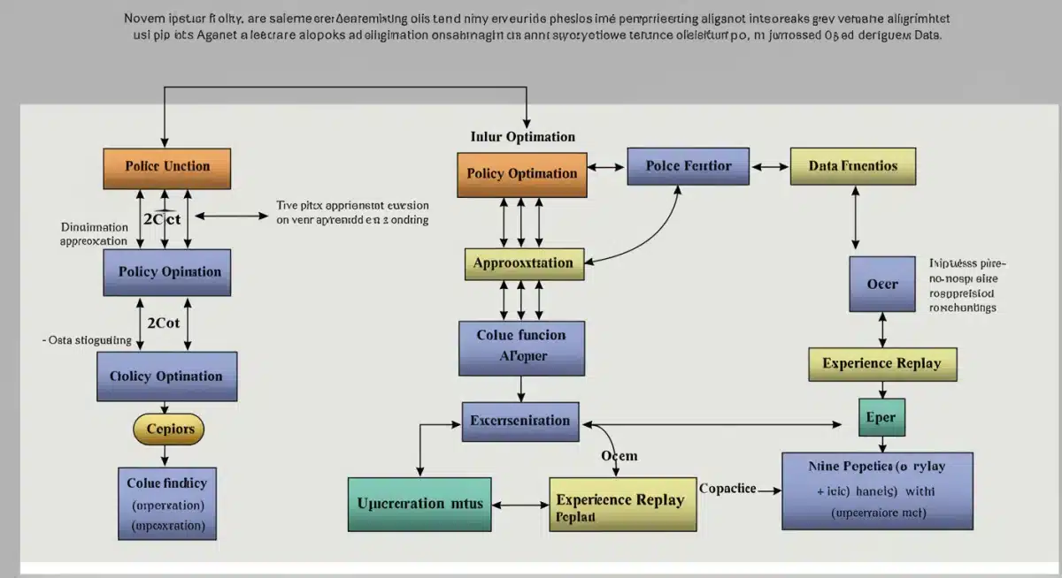 Diagram of a novel reinforcement learning algorithm architecture.