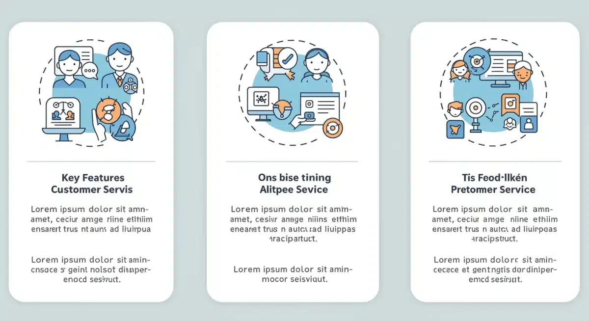 Infographic comparing features of top AI customer service platforms