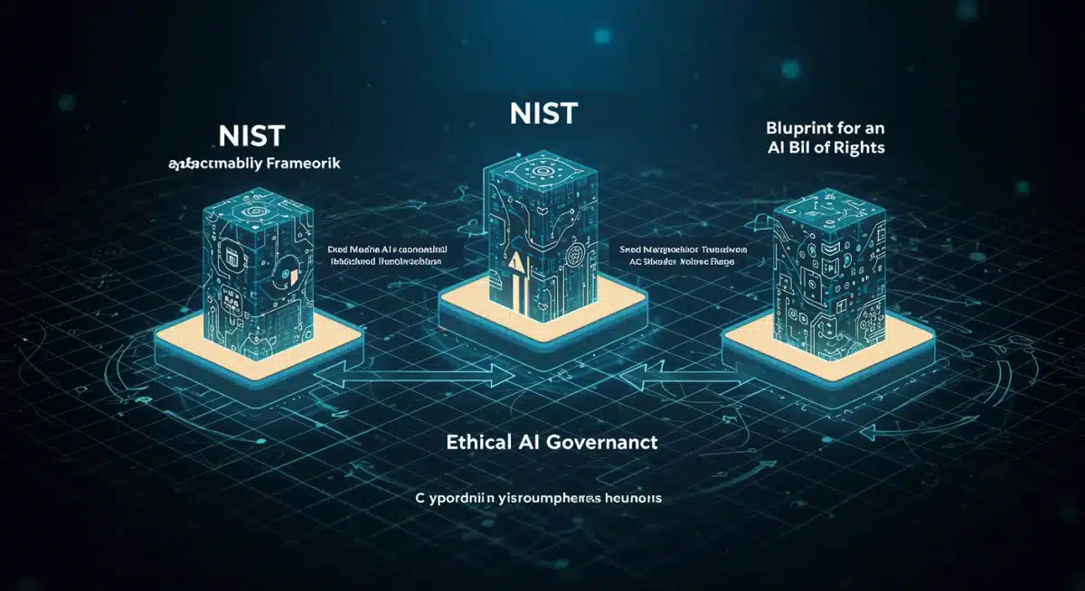 Visual comparison of three leading AI accountability frameworks in the US.