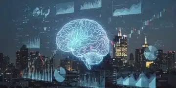 AI brain optimizing financial data for cost reduction in U.S. enterprises