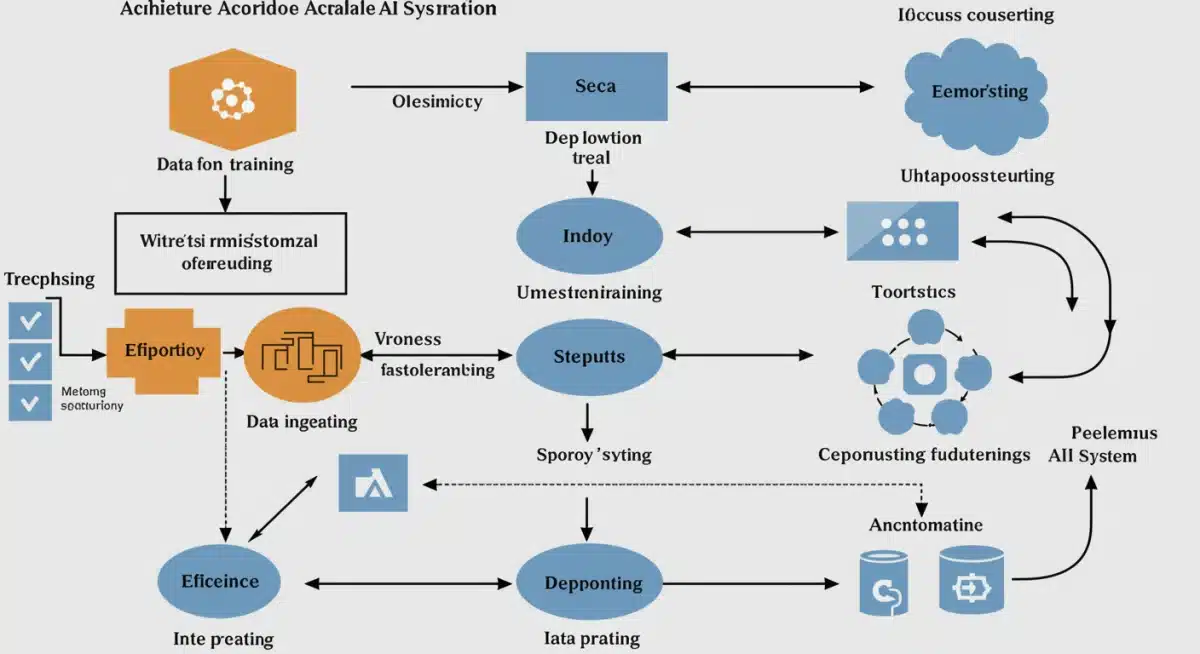 Scalable AI system architecture diagram