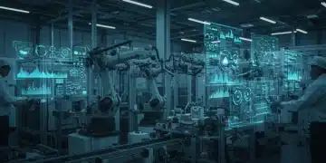 Advanced manufacturing facility in the US utilizing machine learning for predictive maintenance to optimize equipment performance.