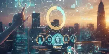 AI-powered personalization interface showing customer data and satisfaction metrics for U.S. businesses.