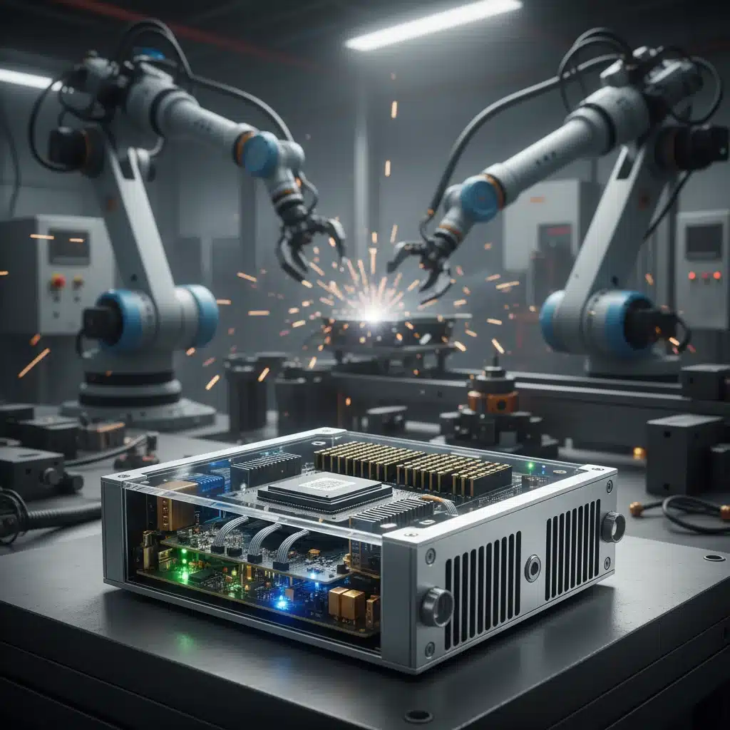 High-performance edge computing device in industrial setting